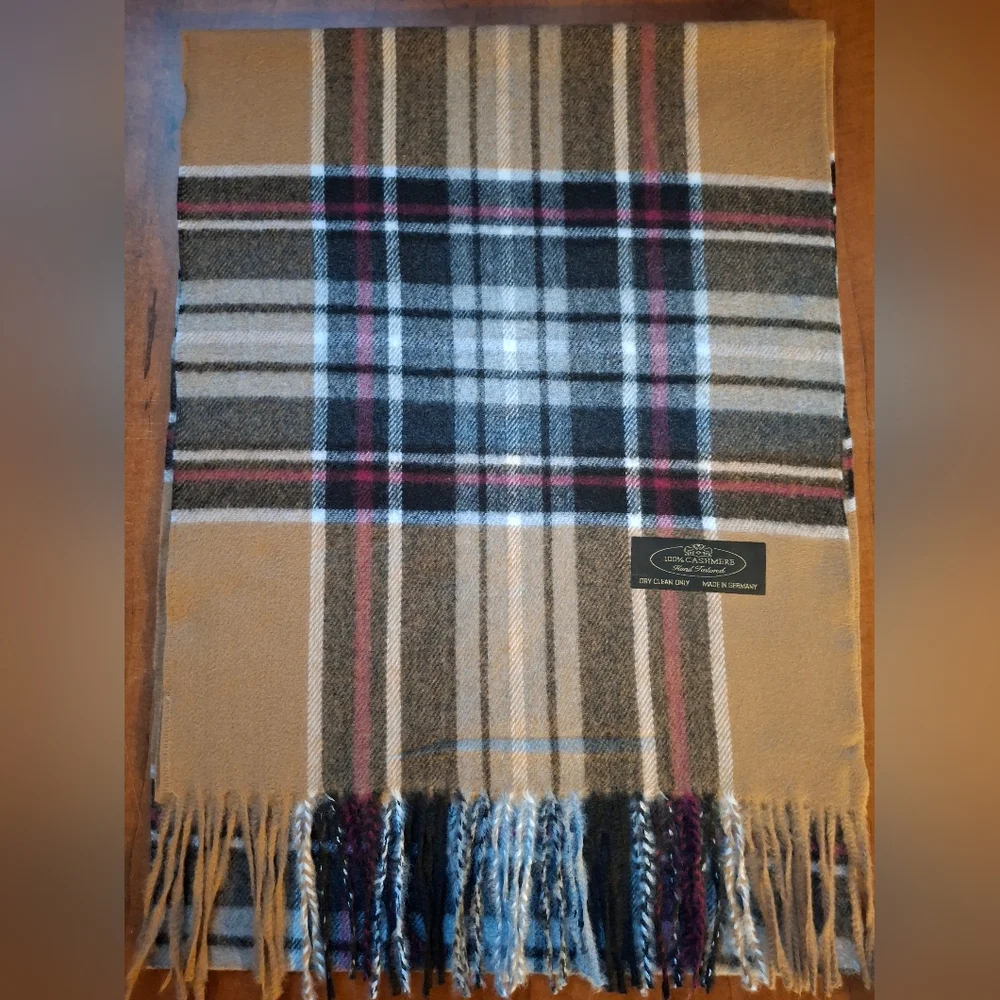 100% Real Cashmere Scarves 4 Designs Available Price Is For One - Picture 4 of 10